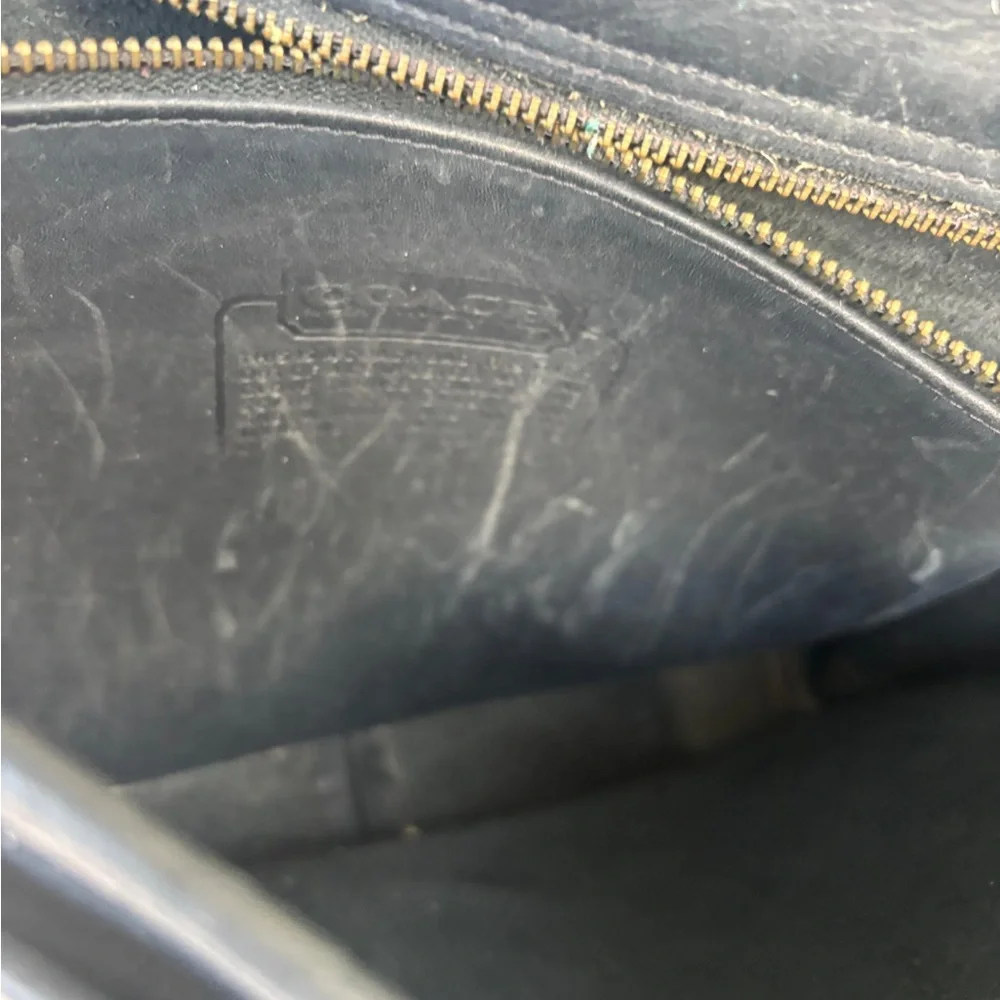 Coach Black Leather Men's Bag - Picture 4 of 6